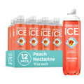 Sparkling Ice Peach Nectarine Flavored Sparkling Water, 17 Fluid Ounce — 12 Per Case