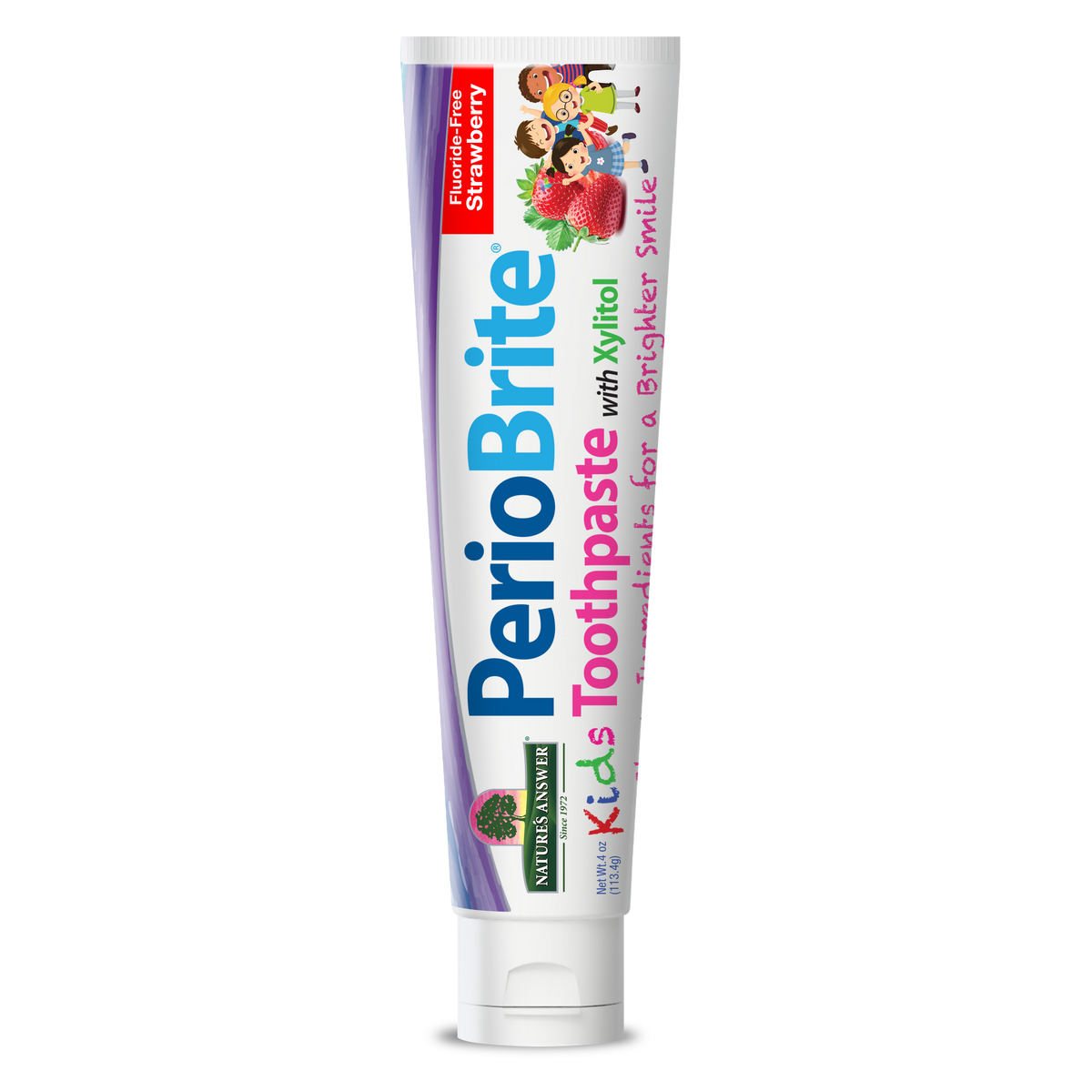 Natures Answer Toothpaste Strawberry Kids - 4 oz — Case of 12