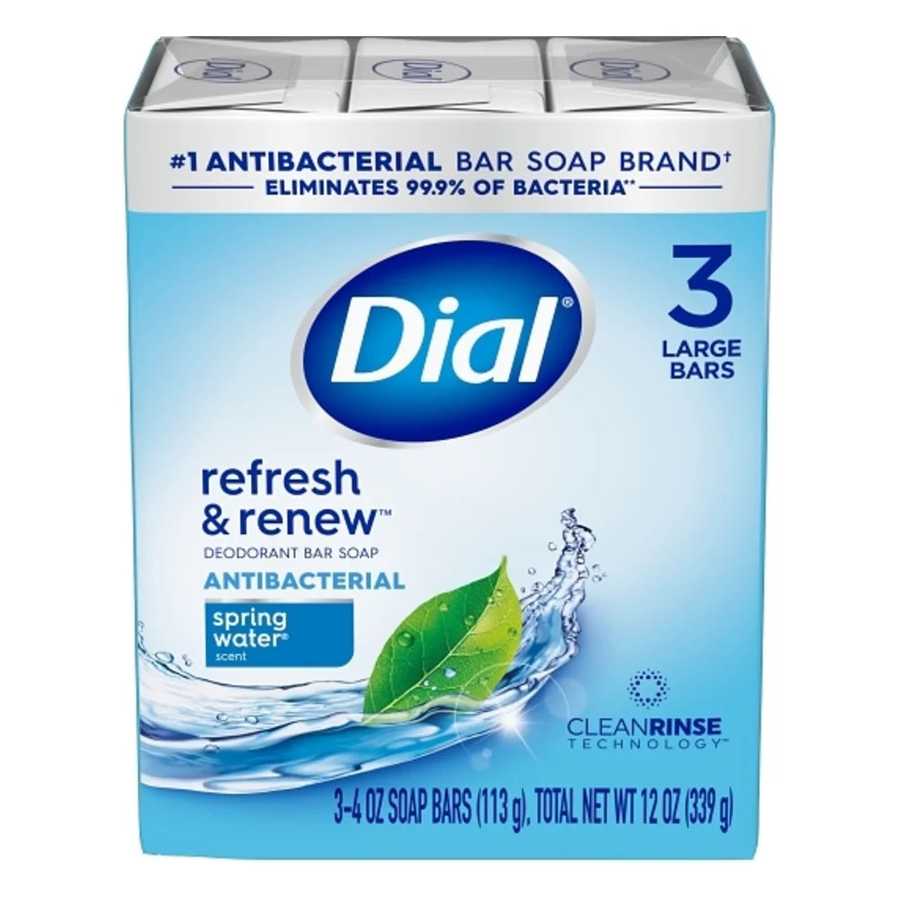 Dial Bar Soap Spring Water, 12 Ounce — 12 Per Case