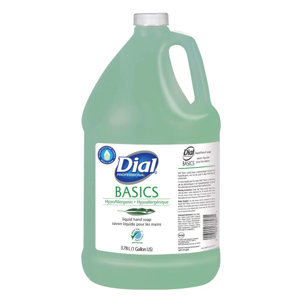 Dial Liquid Hand Soap, 1 Gallon — 4 Per Case