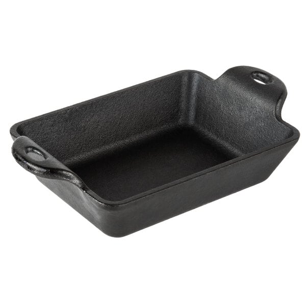 Lodge Cast Iron Rectangular Mini Server - 6 ct — Case of 1