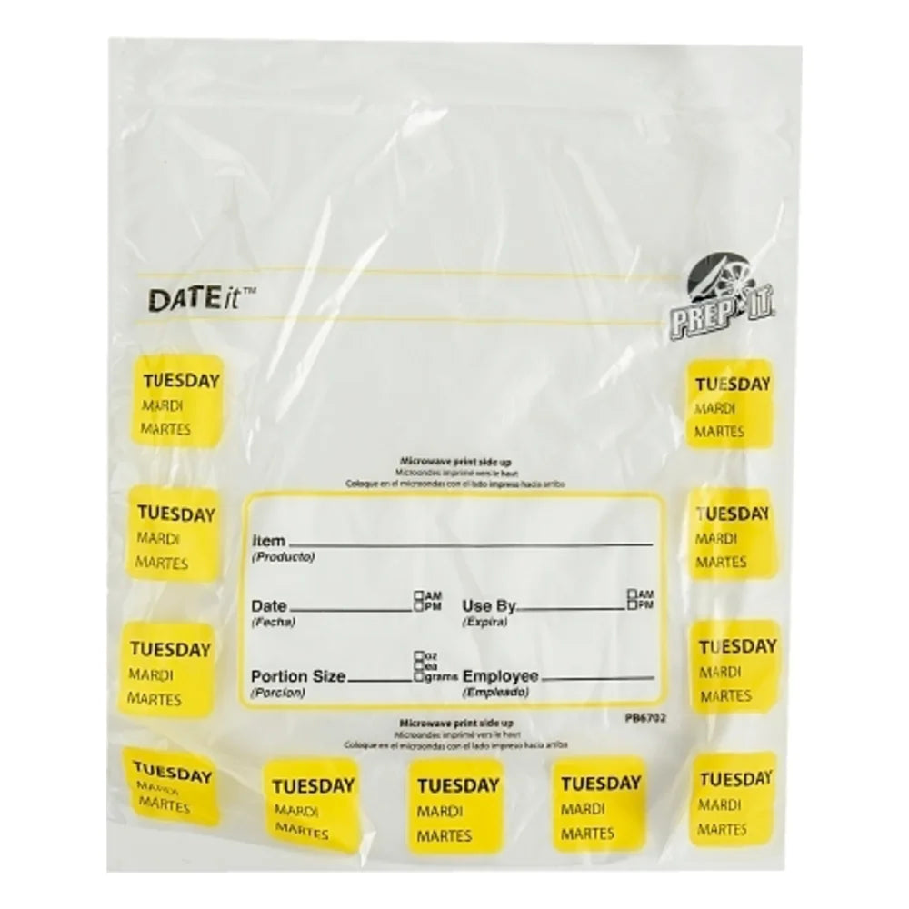 NCCO Portion Bags 6.5"X7" (Tuesday), 2000 Each — 1 Per Case