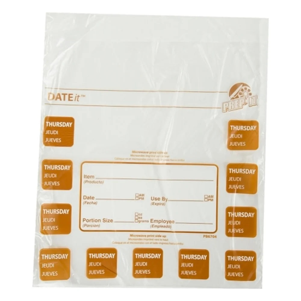 NCCO Portion Bags (Thursday), 6.5" x 7" — 1 Per Case