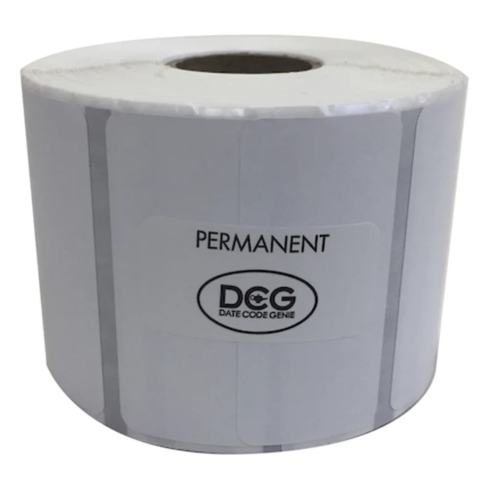 DateCodeGenie Label Permanent Color — 1000 Per Case