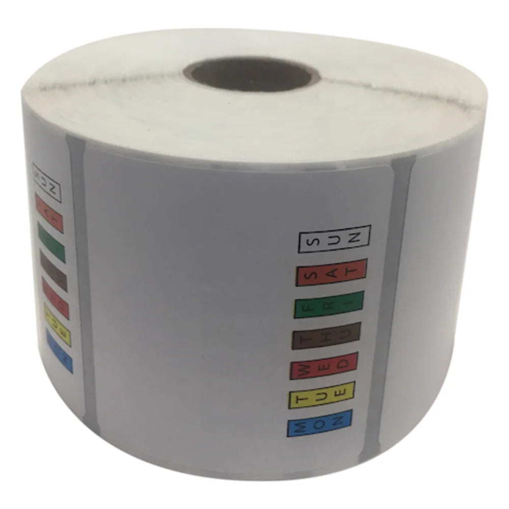 DateCodeGenie Label Permanent Color, 4 Roll — 1 Per Case