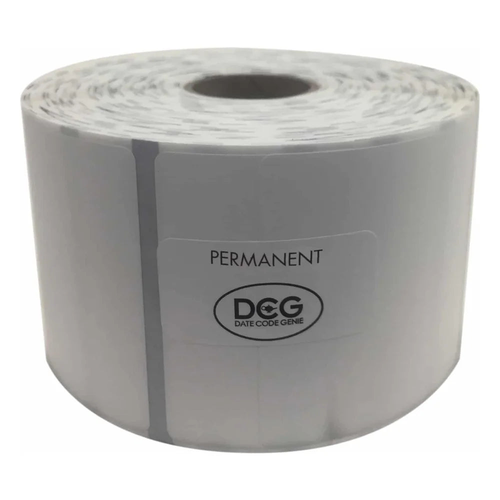 DateCodeGenie Permanent Blank Label — 1 Per Case