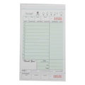 NCCO 4.25 Inch X 7.25 Inch 2 Part Green Carbonless 11 Line Guest Check, 2000 Each — 1 Per Case
