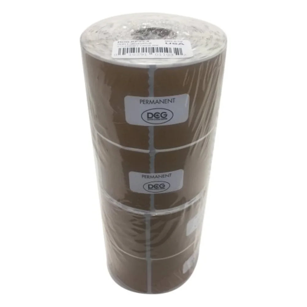DateCodeGenie 2"X3" Kraft Blank Permanent Label, 500 Count — 4 Per Case