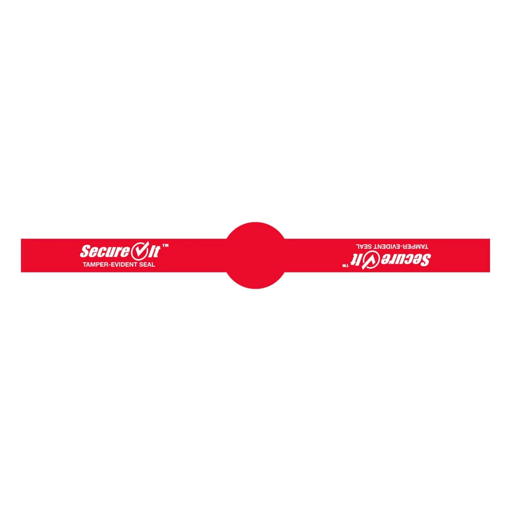 NCCO 1X7 Permanent Label Red — 3750 Per Case