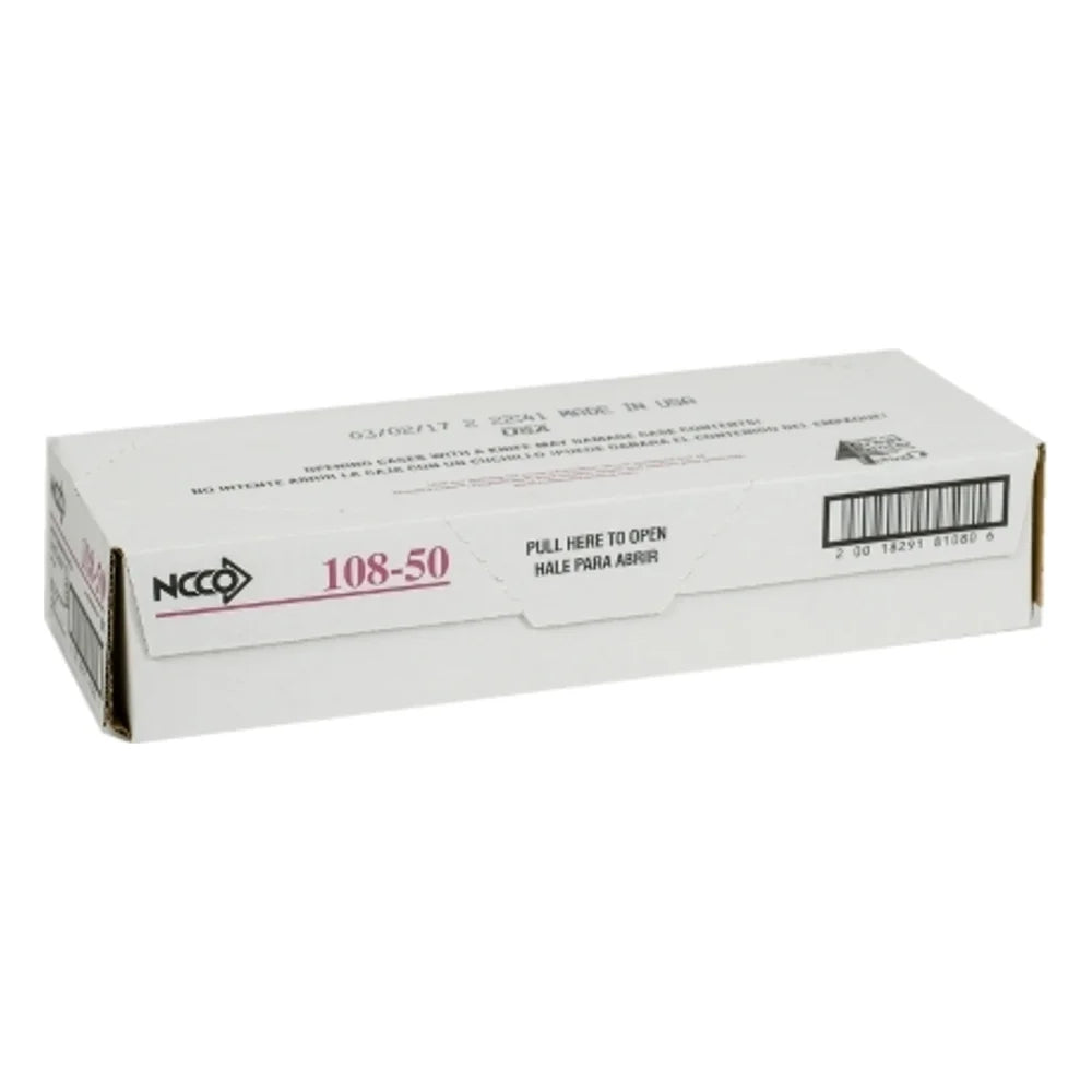 NCCO National Checking 3.5 Inch X 6.75 Inch 2 Part Green Carbonless 19 Line Guest Check, 2500 Each — 1 Per Case