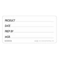 NCCO 2X4 Removable Product Labels, 500 Count — 12 Per Case