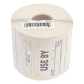 NCCO National Checking 3 Inch Circle Use By Removable Labels — 500 Per Case