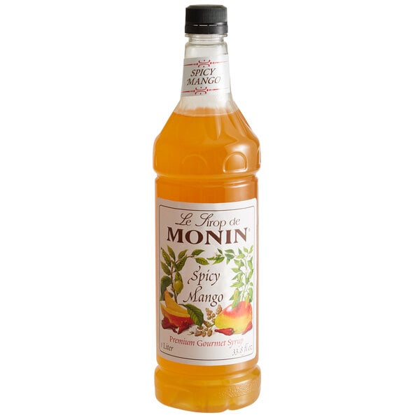 Monin Spicy Mango Syrup - 1 L — Case of 4