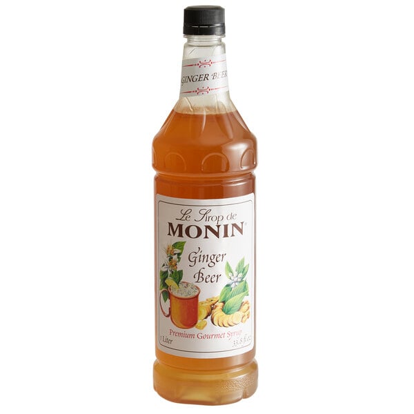Monin Ginger Beer Syrup - 1 L — Case of 4