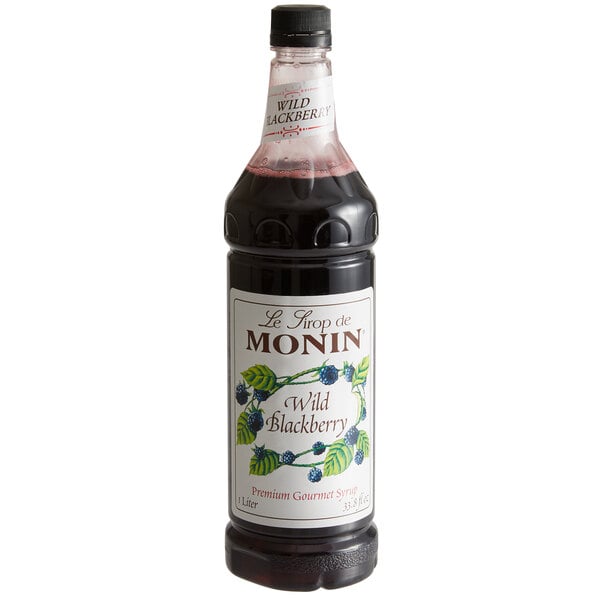 Monin Wild Blackberry Syrup - 1 L — Case of 4