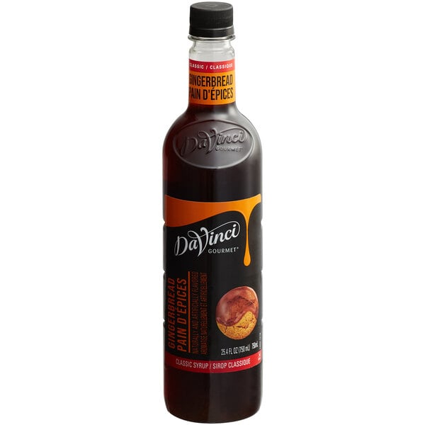 Davinci Gourmet Gingerbread Syrup - 750 mL — Case of 4