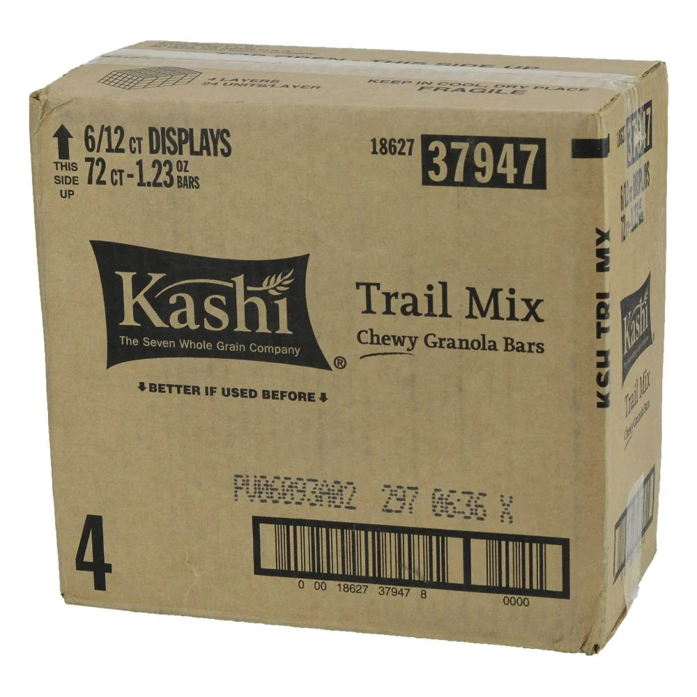 Kashi Trail Mix Chewy Granola Bars, 1.2 Ounce — 72 Per Case