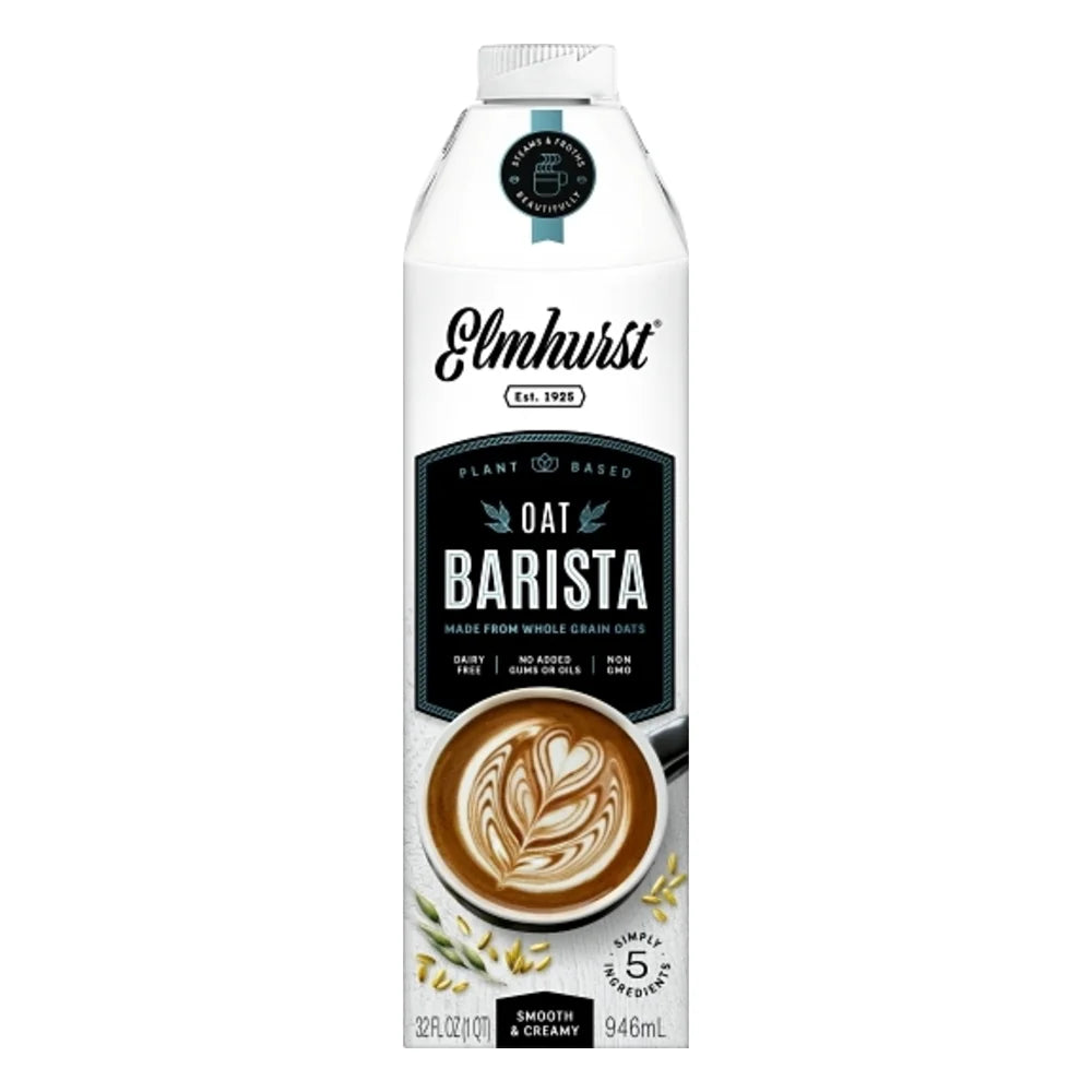 Elmhurst Barista Oat Milk, 32 Fluid Ounce — 6 Per Case