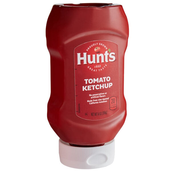 Hunt's Ketchup Squeeze Bottle - 14 oz — Case of 12