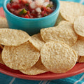 Mission Foods White Round Tortilla Chips - 2 lb — Case of 6