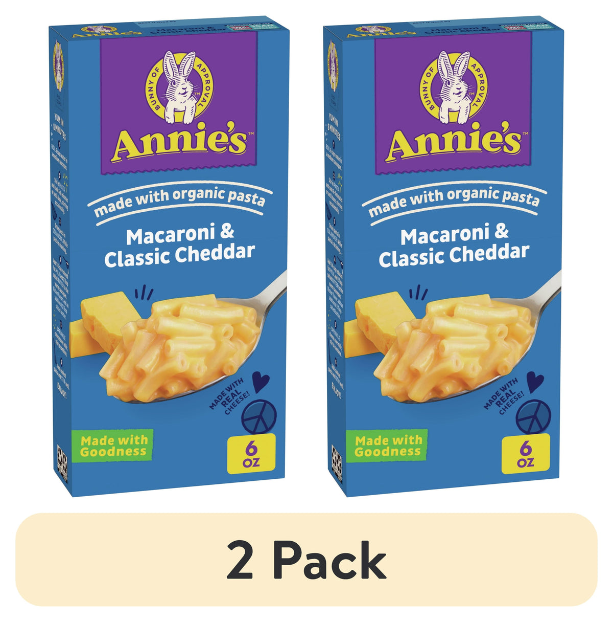 Annie's Macaroni & Cheese, 6 oz — 12 Per Case