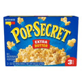 Pop Secret Extra Butter Flavor Microwave Popcorn Sharing Bags, 9.6 Ounce — 6 Per Case