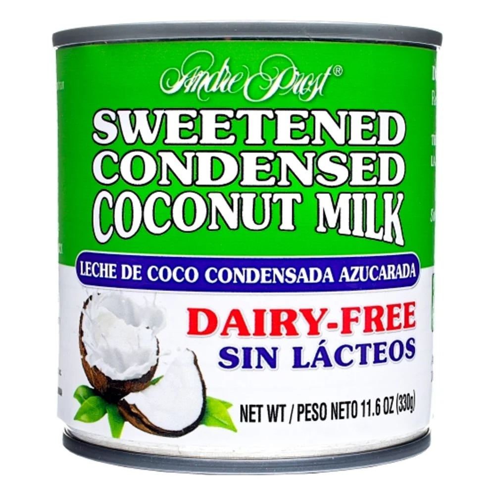 Andre Prost Sweetened Condensed Coconut Milk Display Tray, 11.6 Ounce — 12 Per Case