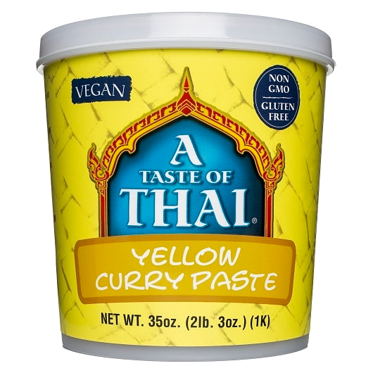 A Taste Of Thai Yellow Curry Paste, 35 Ounce — 3 Per Case