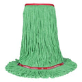 O-Cedar Commercial Loop End Mop, Green — 4 Per Case