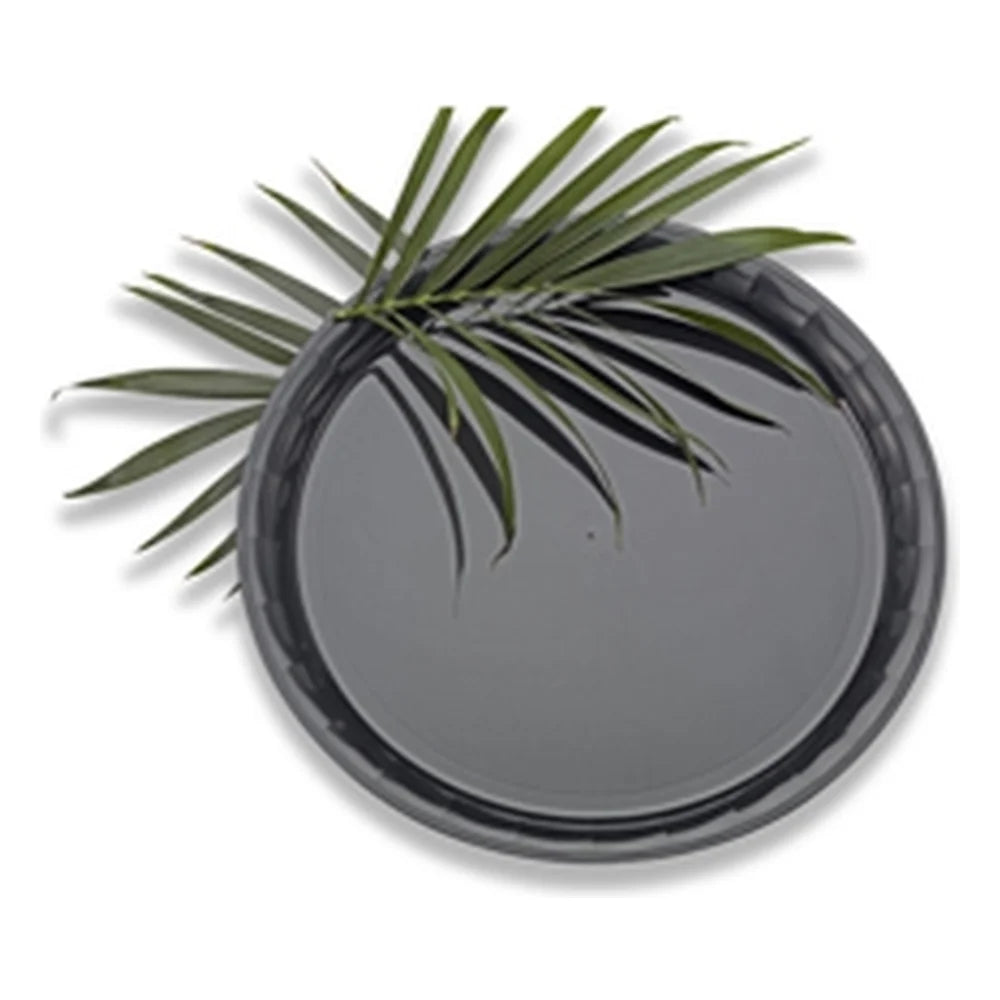 Party Tray Round Conserve Black 16 Inch, 25 Each — 25 Per Case