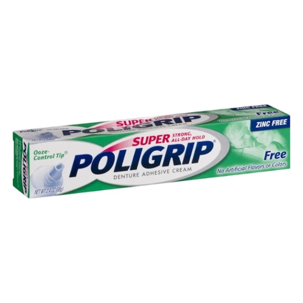 Poligrip Free Cream, 2.4 Ounce — 24 Per Case