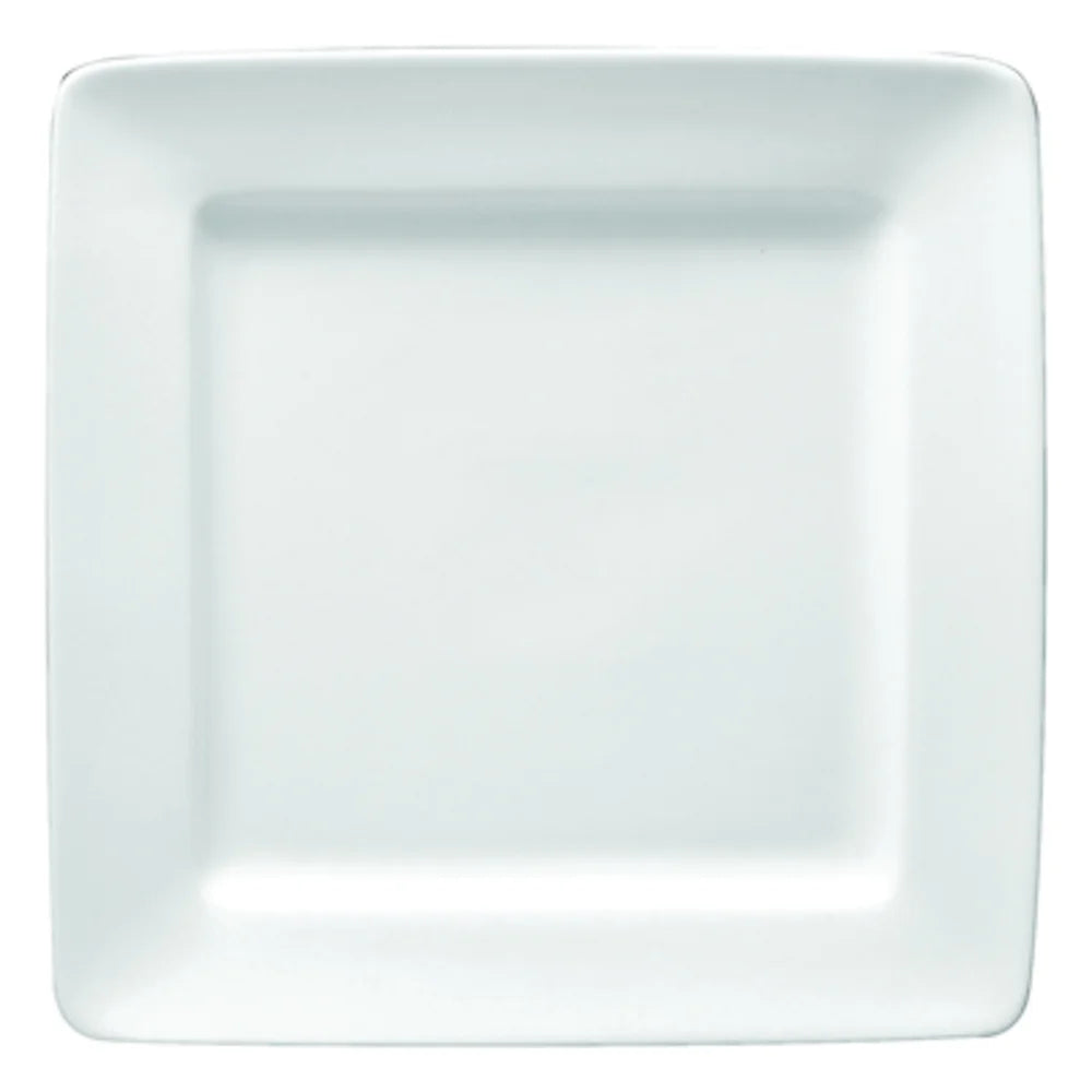 Oneida 10.25 Inch Buffalo Bright White Square Plate, 12 Each — 12 Per Case