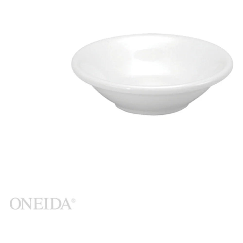 Oneida 3.75 Inch Buffalo Cream White Fruit Rolled Edge Dish — 36 Per Case