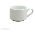 Buffalo Bright White Undecorated Rolled Edge Stacking Cup, 7 1/2 Ounce — 36 Per Case