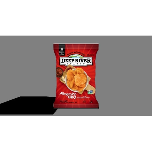 Deep River Snacks Mesquite Bbq Kettle Potato Chips, 1.375 Ounce — 48 Per Case