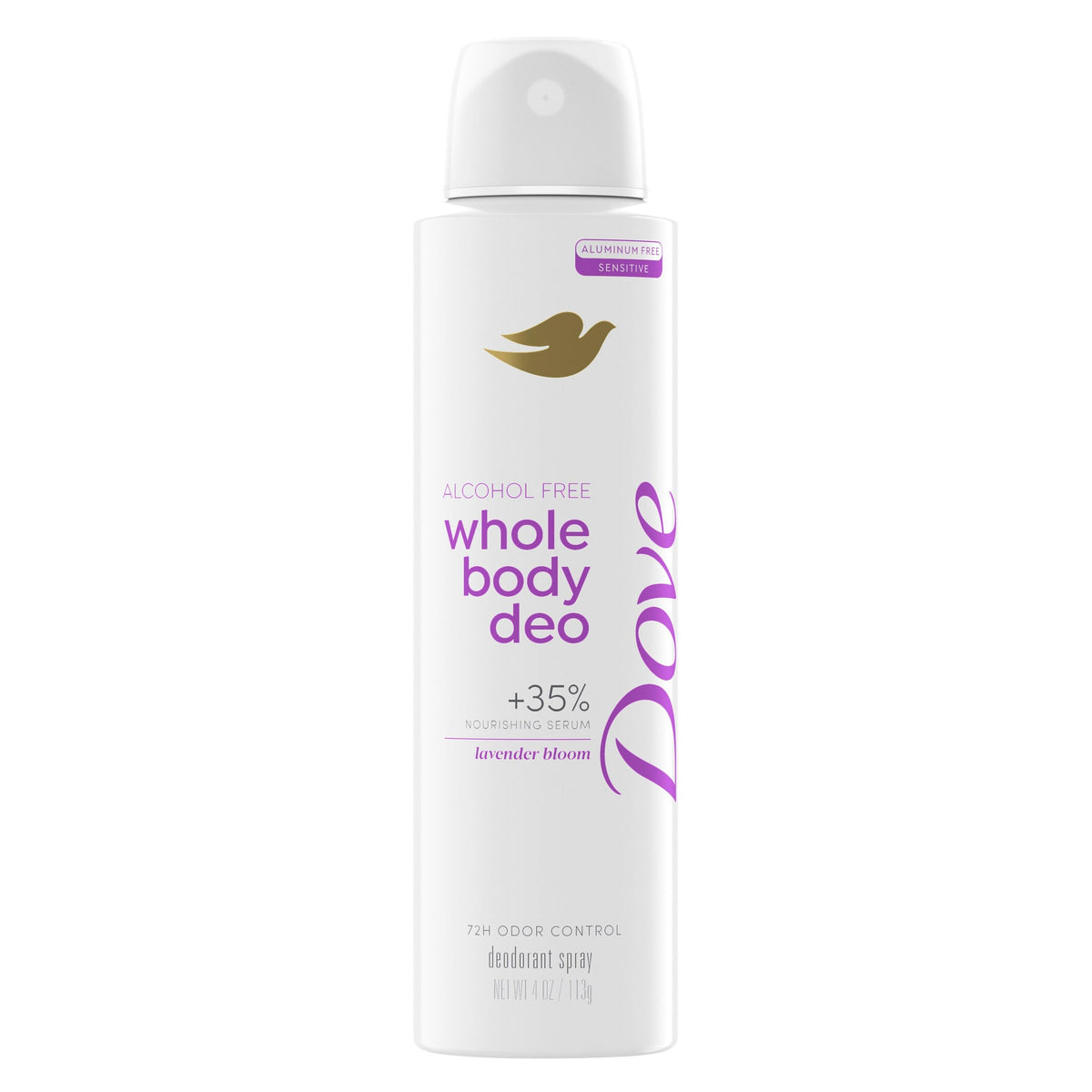 UNILEVER Dove Whole Body Spray Lavender, 4 oz — 12 Per Case