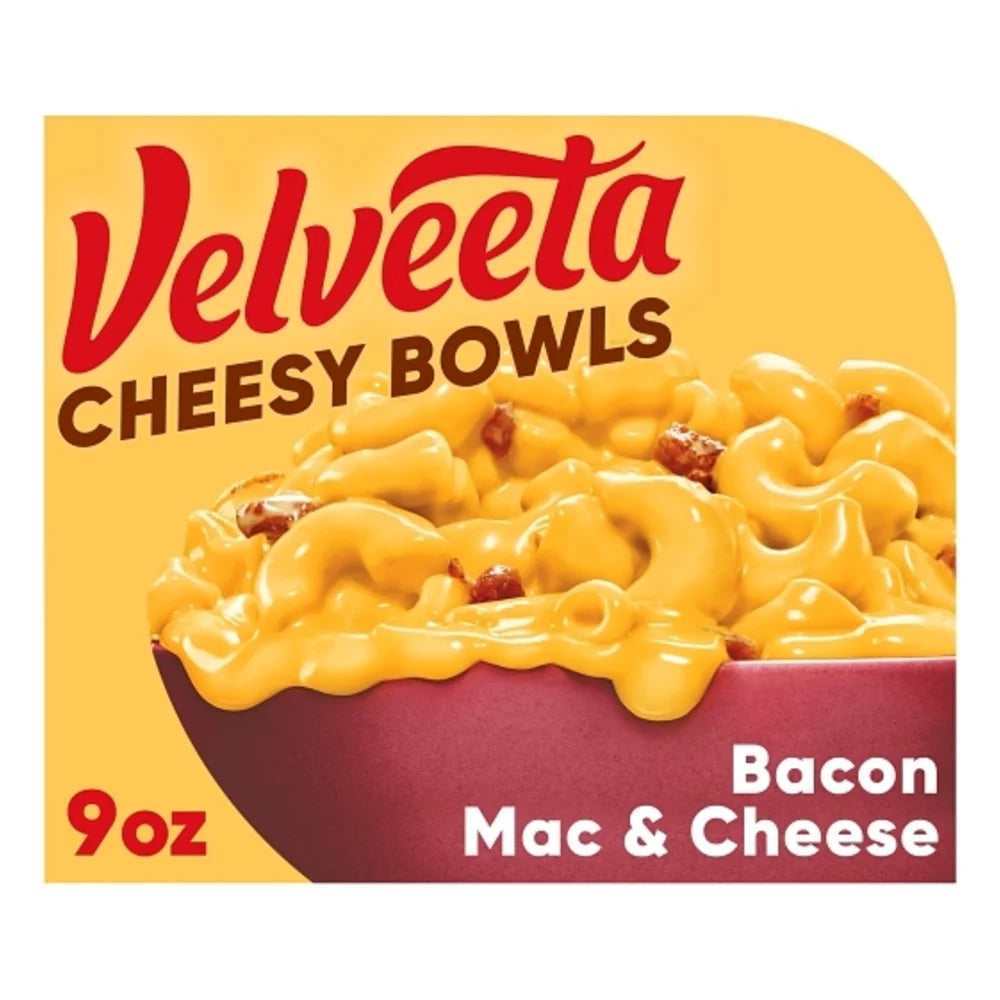 Velveeta Macaroni & Cheese Bacon Bowl, 9 Ounce — 6 Per Case