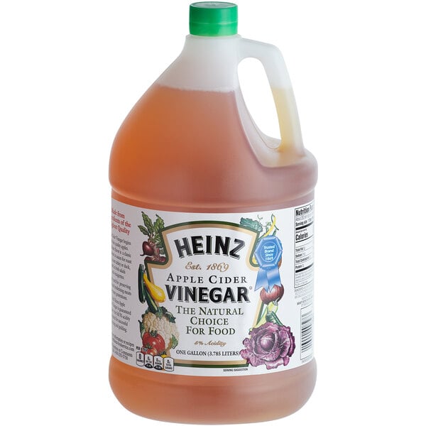 Heinz Apple Cider Vinegar Bottle - 1 gal — Case of 12