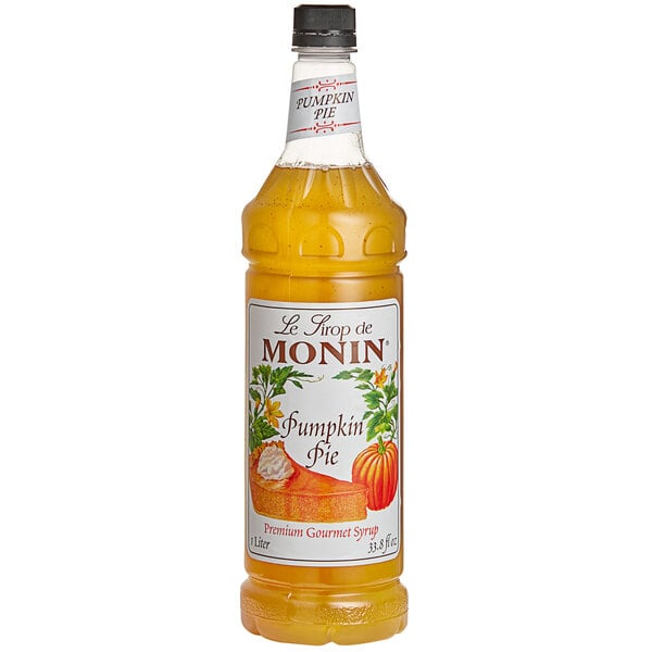Monin Pumpkin PIE Syrup - 1 L — Case of 4