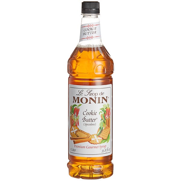Monin Cookie Butter Syrup - 1 L — Case of 4