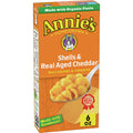 Annie's Macaroni & Cheese Shells Cheddar, 6 oz — 12 Per Case