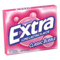 Extra Classic Bubble Gum Single Serve, 15 Piece — 120 Per Case