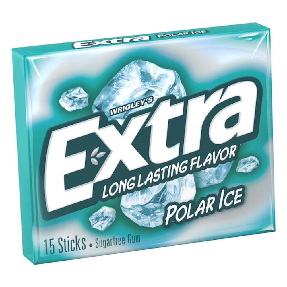 Extra Single Serve Polar Ice Gum, 15 Piece — 120 Per Case