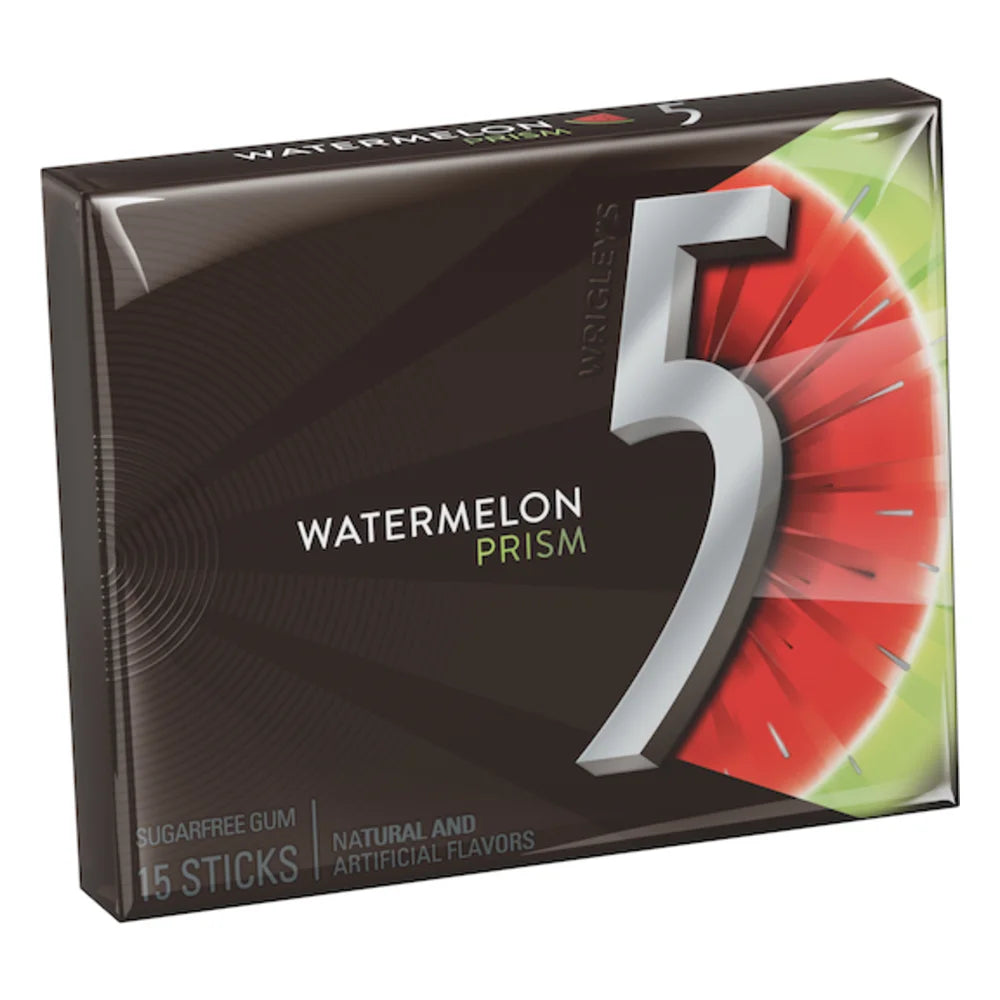 Five Prism Single Serve Gum, 15 Piece — 120 Per Case