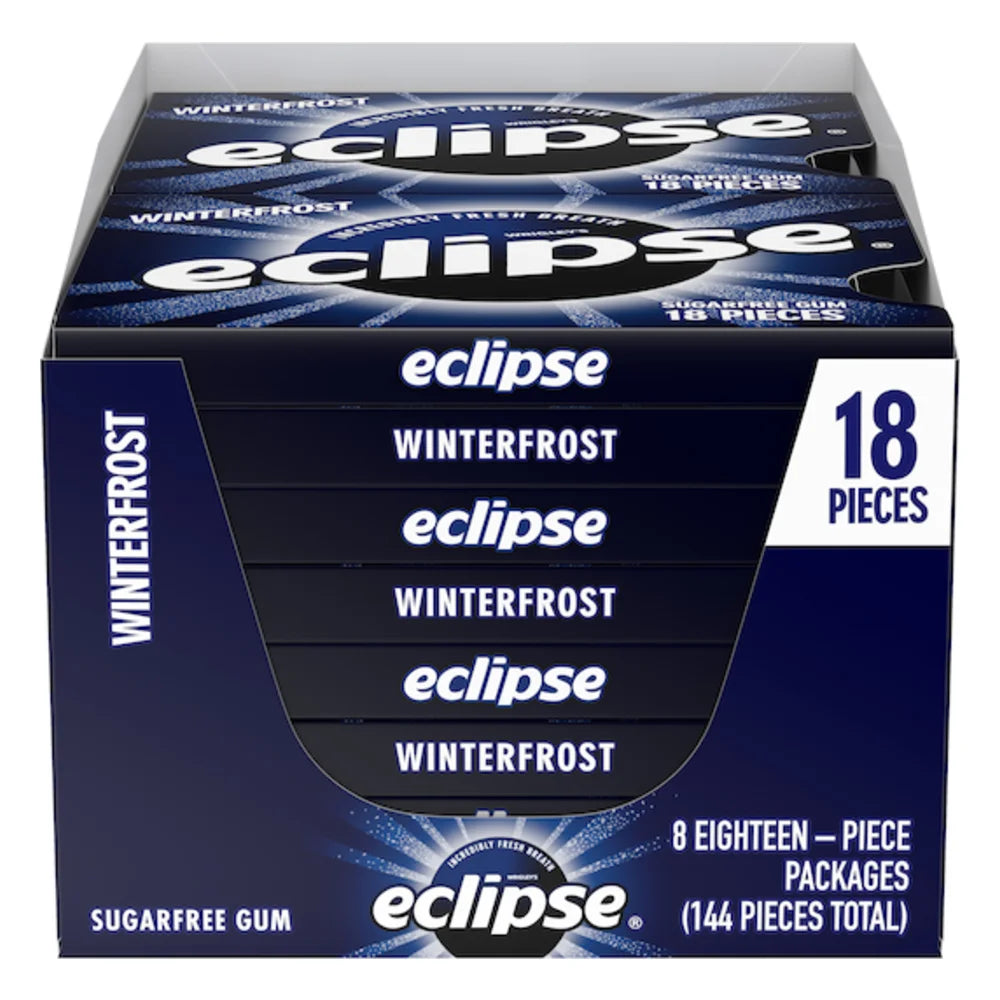 Eclipse Single Serve Winterfrost Gum — 144 Per Case