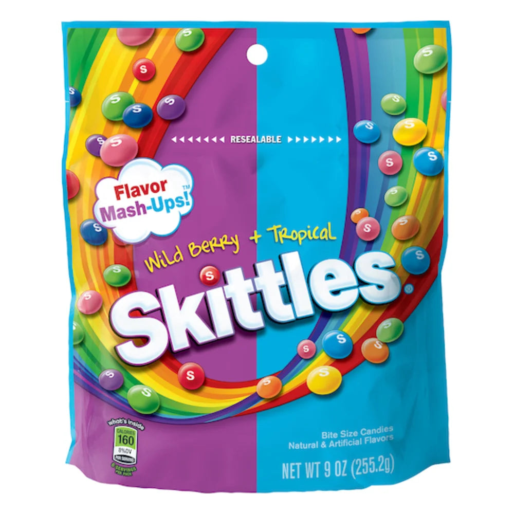 Skittles Mash Ups Stand Up Bags, 9 Ounce — 8 Per Case