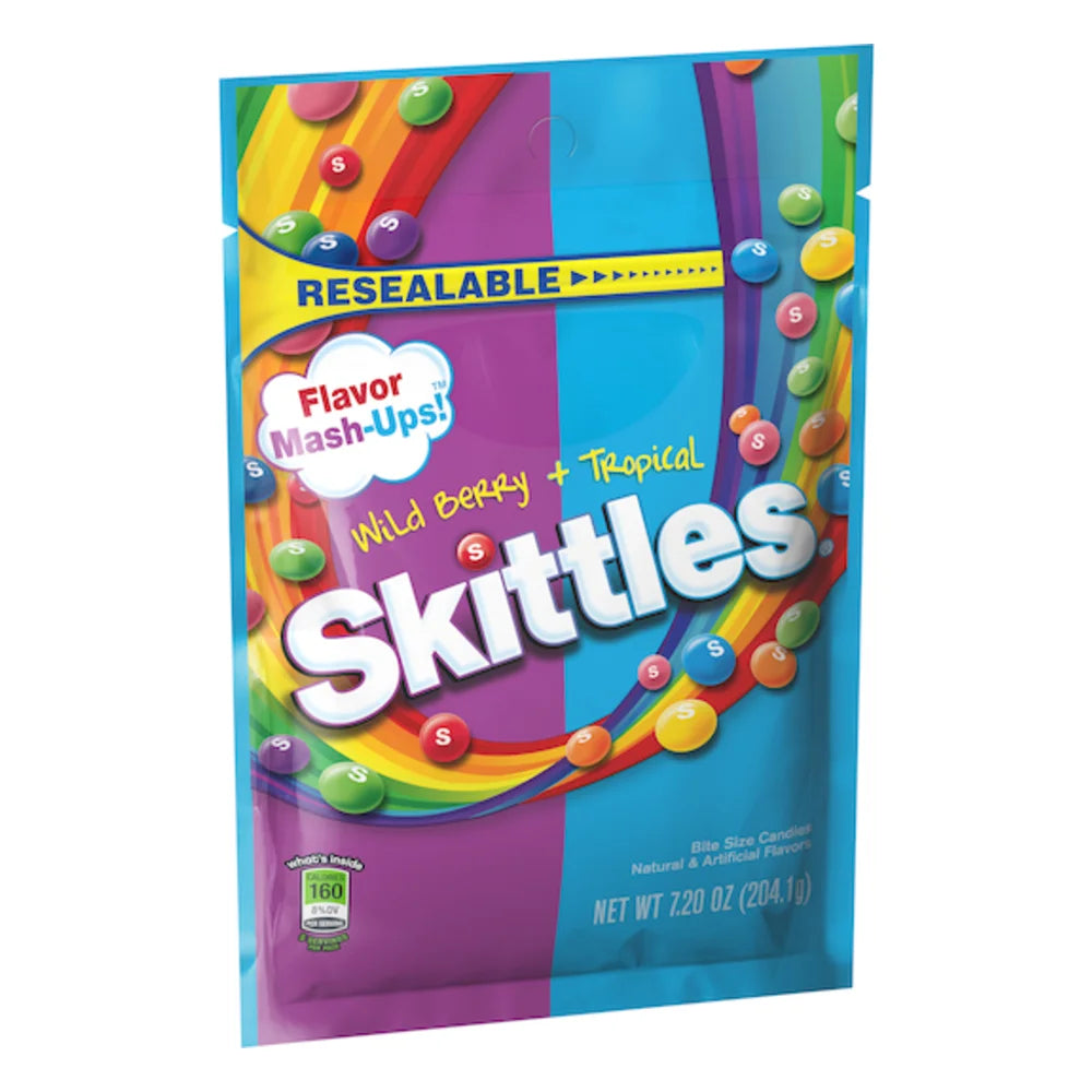 Skittles Mash-Ups Peg Bag, 7.2 Ounce — 12 Per Case