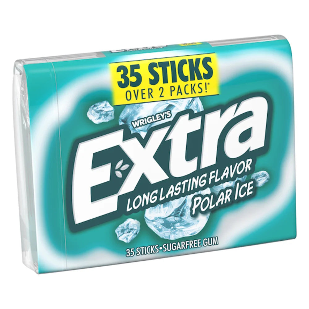 Extra Gum Polar Ice, 35 Piece — 48 Per Case