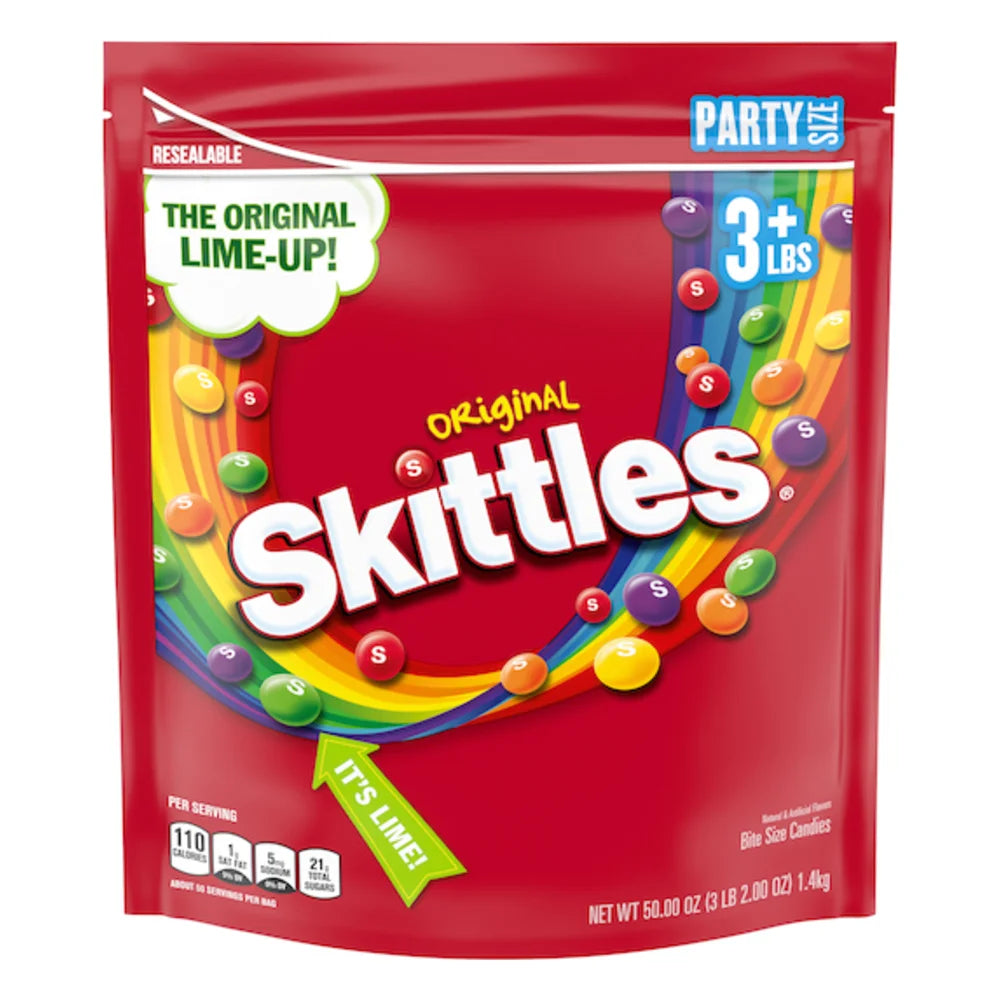 Skittles Original Stand Up Pouch, 50 Ounce — 6 Per Case