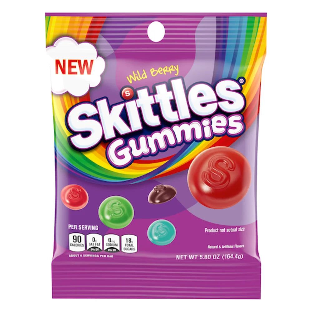 Skittles Wild Berry Gummies, 5.8 Ounce — 12 Per Case